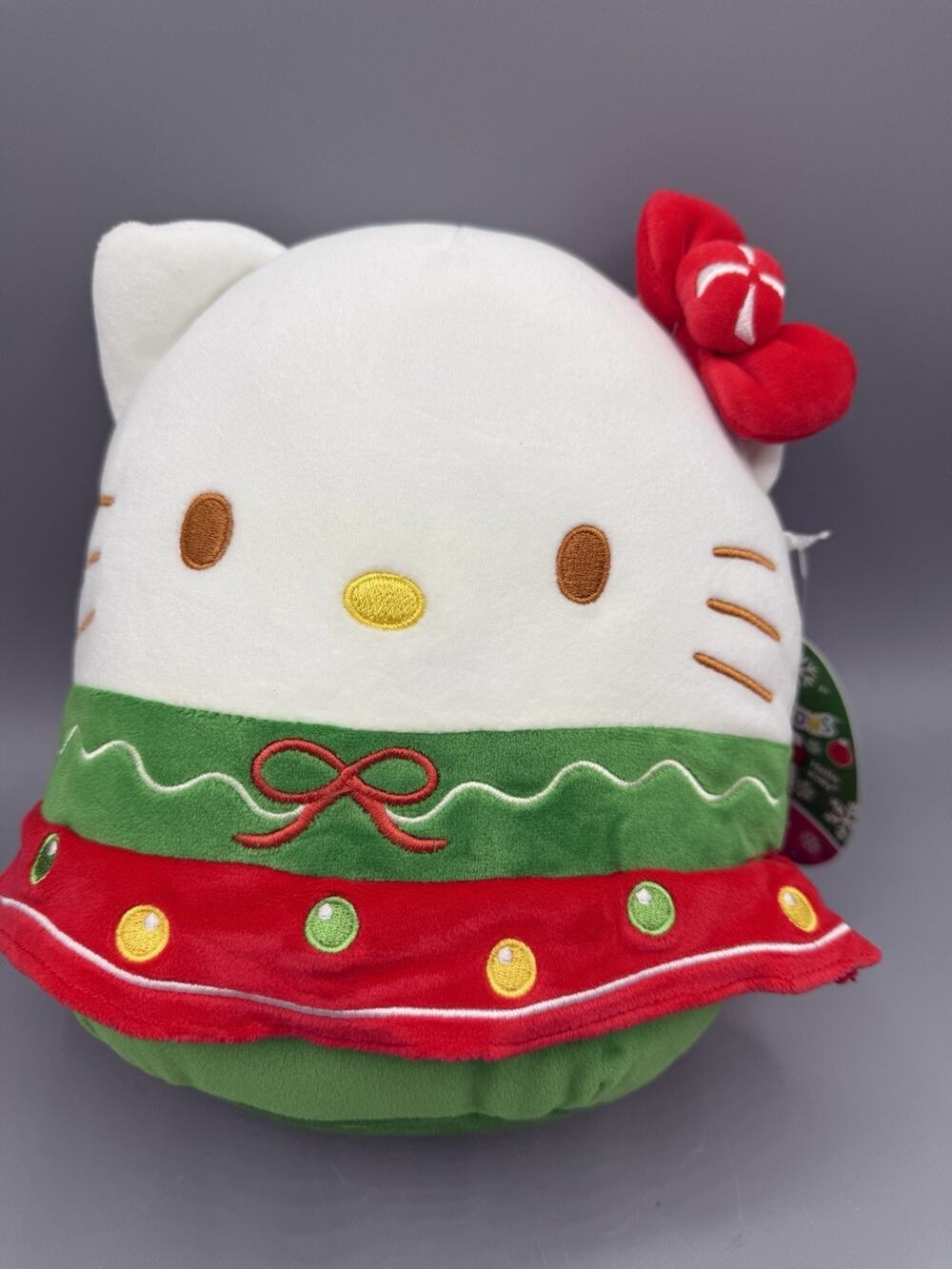 Hello Kitty Christmas Squishmallows 8" 2024 Sanrio Holiday Plush NWT